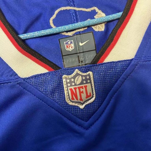 Football Uniform 14# Diggs Jersey NFL Blue Bills - Picture 4 of 9